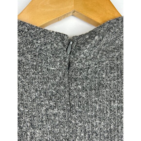NWT Altard State Women's Gray Ribbed Knit Long Sleeve Fit & Flare Dress Sz Large - Picture 12 of 12